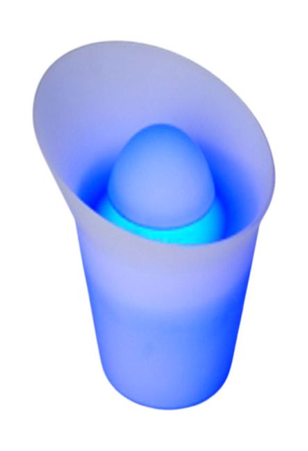 Jarrón moderno con fuente nebulizadora, 24 cm