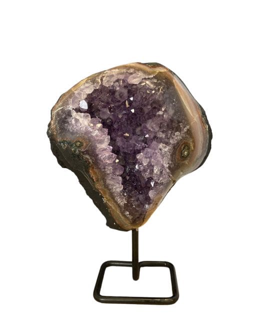 Perú Geoda de amatista AA sobre base 2,55 kg