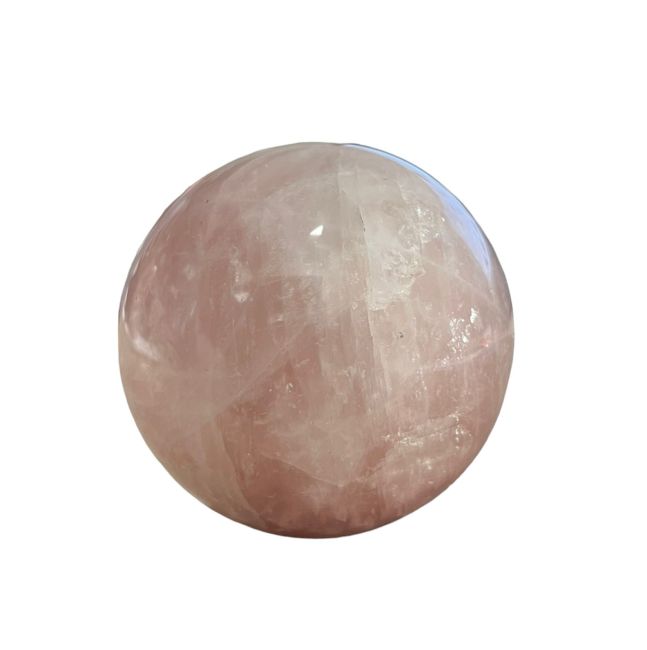 Esfera de Cuarzo Rosa Pulido 1.3kg