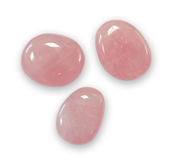 Guijarros piedra Pulidas Cuarzo rosa AA 1Kg