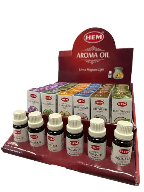 Aceite perfumado HEM 10ml x 36 uds