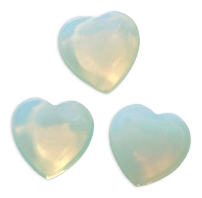 Opalite Corazón A 30mm x 3