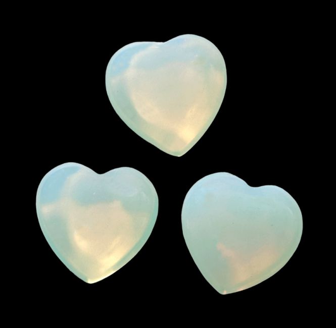 Opalite Corazón A 30mm x 3