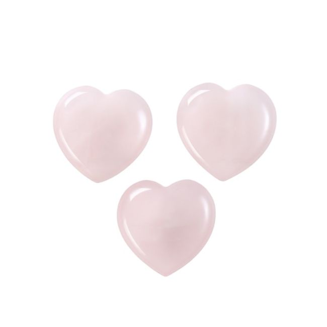 incienso en Cuarzo Rosa Corazón A 30mm x 3