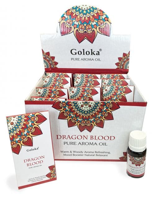 Goloka Aceite Perfumado Sangre de Dragón 10mL x 12