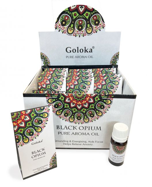 Goloka Aceite Perfumado de Black Opium 10mL x 12