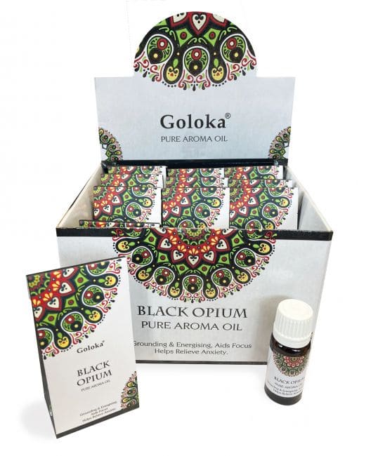 Goloka Aceite Perfumado de Black Opium 10mL x 12