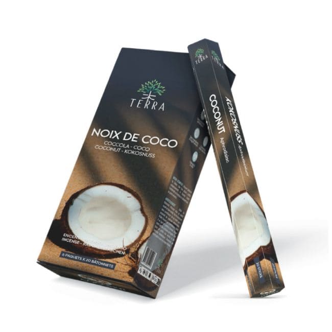 incienso en Incienso Terra Coco hexa sin carbón