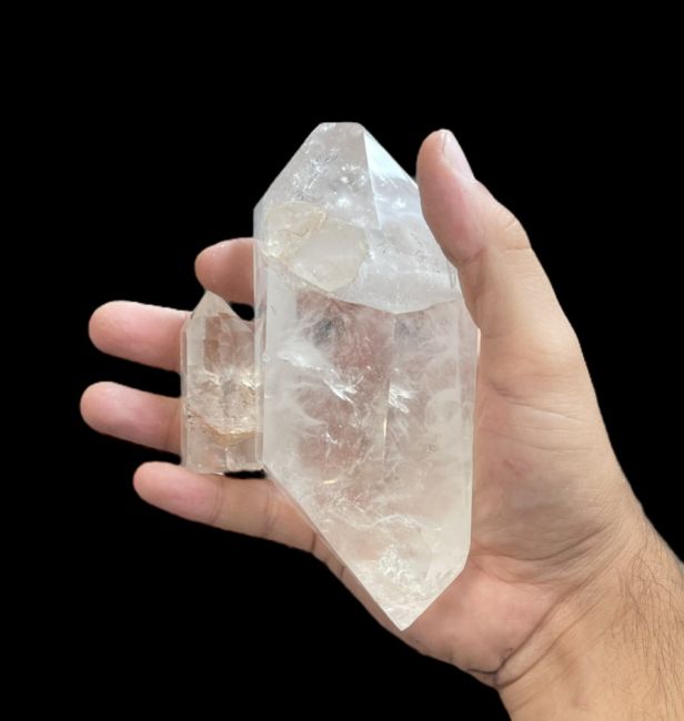 Prismas de cristal de roca de Madagascar - 7 piezas 1.409 k