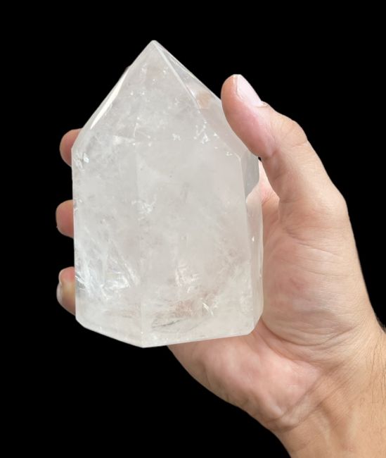 Prismas de cristal de roca de Madagascar - 6 piezas 1.500k