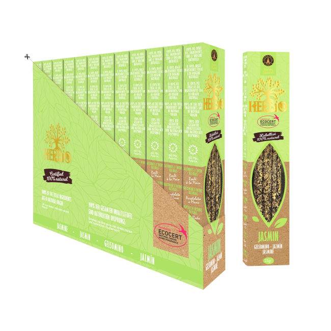 incienso en Incienso Smudge Ecocert Herbio Jazmín Pack 20g|es