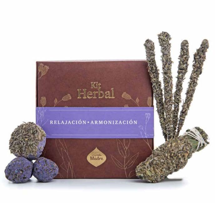incienso en Sagrada Madre - Kit Herbal Relajación Armonízación