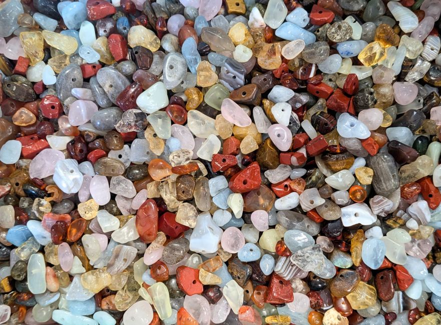 incienso en Mezcla de fragmentos de piedra natural perforados – 500 g