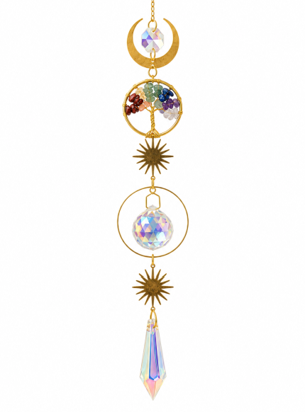 incienso en Atrapasol Árbol de la Vida 7 Chakras