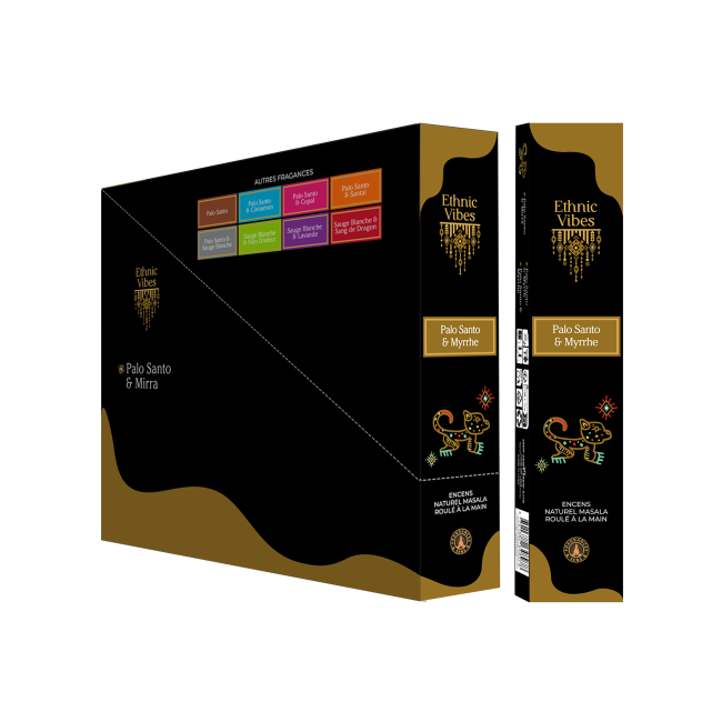 Incienso Fragrances & Sens Ethnic Vibes Palo Santo & Mirra Masala 15g