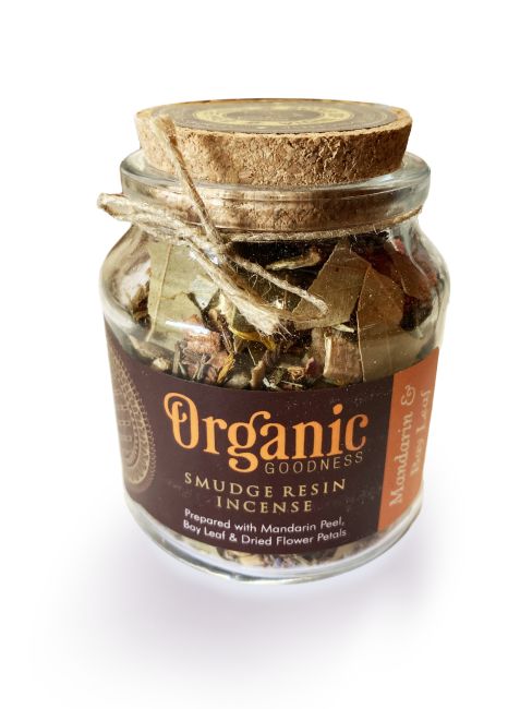 Organic Goodness Smudge Mandarina, Laurel y Flores x 2 uds