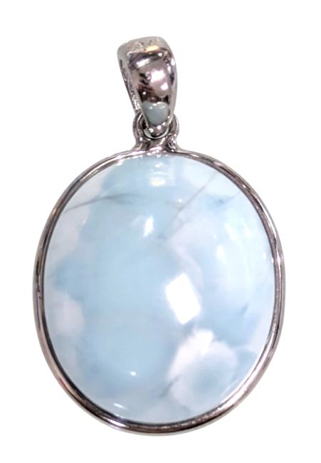 Colgante de Larimar AA en plata 925 de 2,44 g