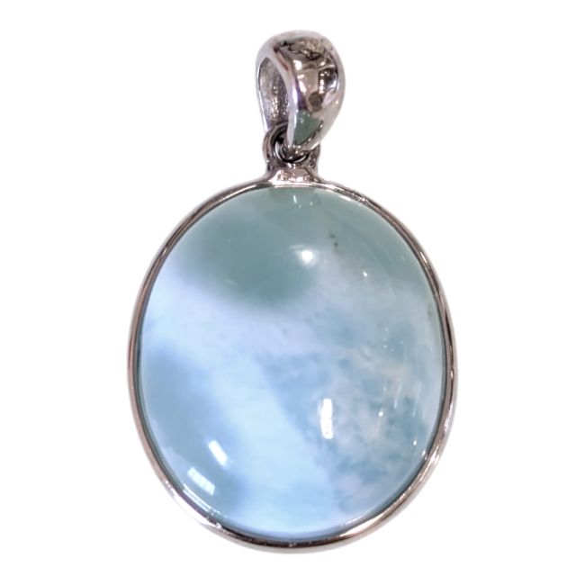 Colgante de Larimar AA en plata de ley 925 de 2,35 g