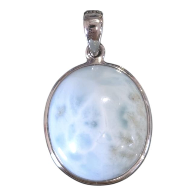 Colgante de Larimar AA en plata de ley 925 de 2,34 g