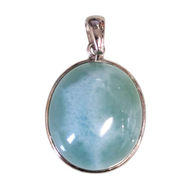 Colgante de larimar en plata de ley 925 AA 2,51 g