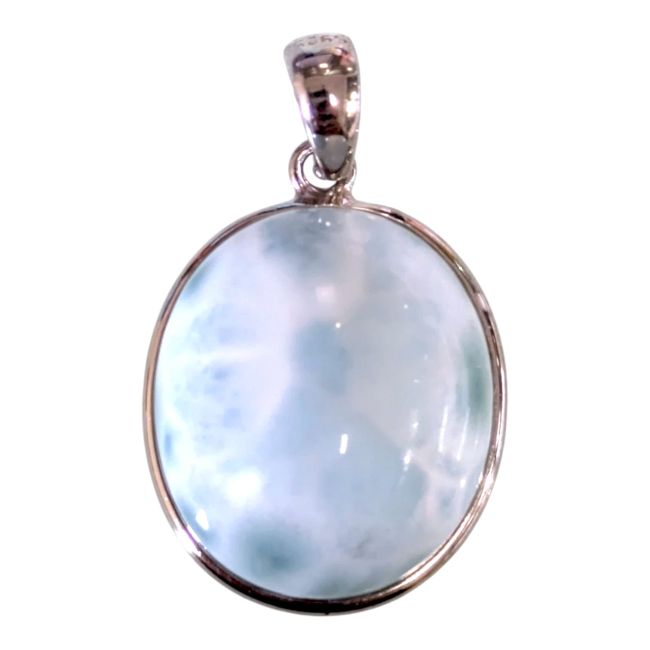 Colgante de Larimar AA en plata 925 de 2,47 g