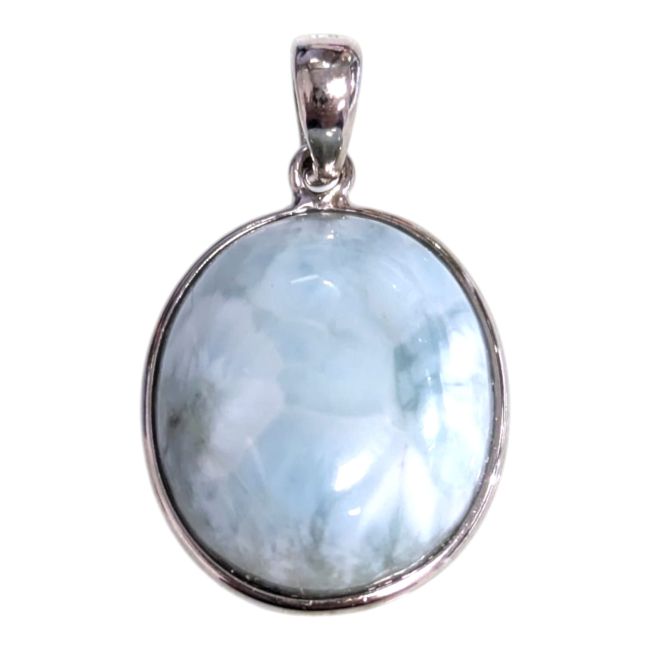Colgante de larimar en plata de ley 925 AA 2,01 g