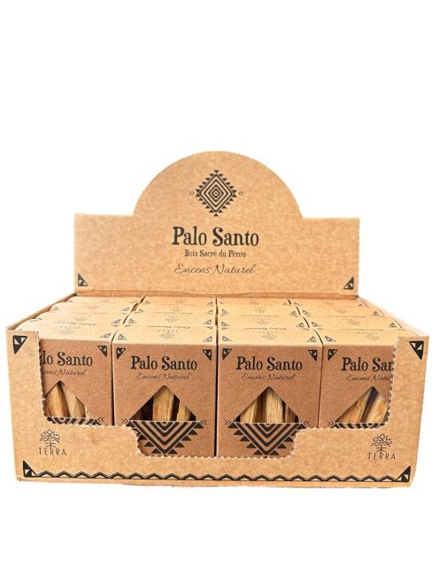 Display 16 x cajas palitos de Palo Santo 70g