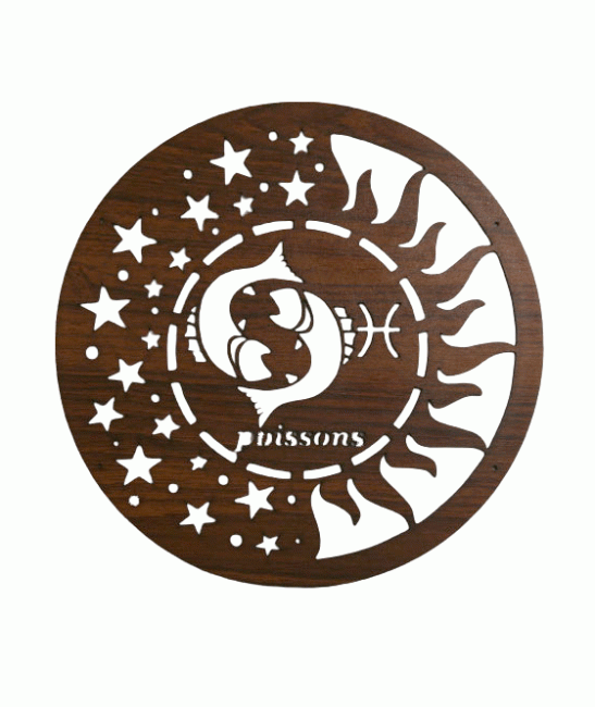 Panel magnético de madera Astro Fish de 18 cm para HMD999