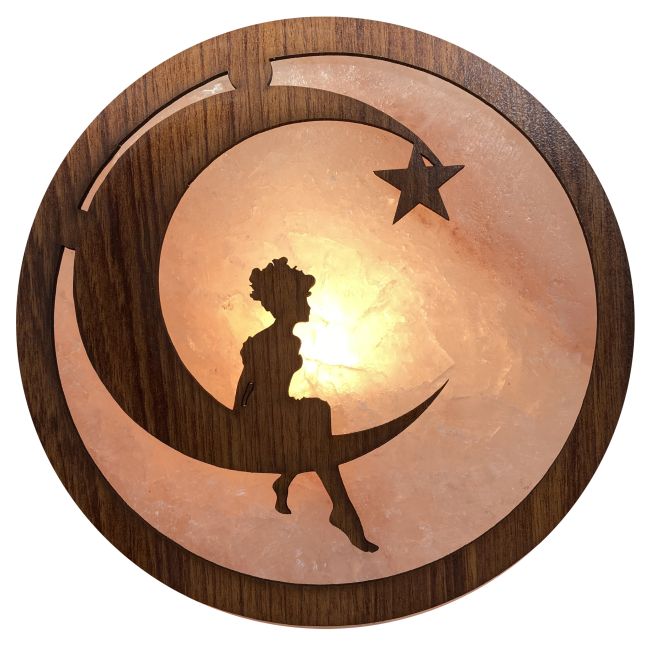 Letrero de madera Moon Star