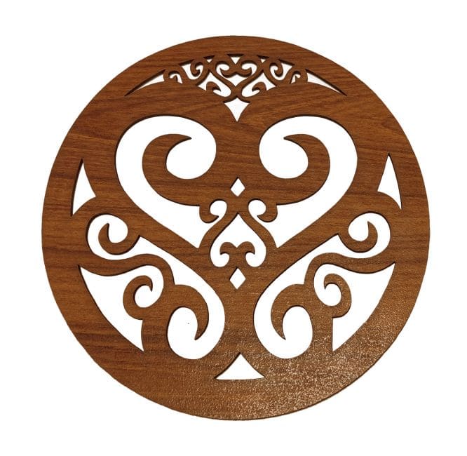 Panel magnético de madera con decoración barroca de 18 cm para HMD999