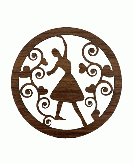 Panel magnético de bailarina de 18 cm para HMD999