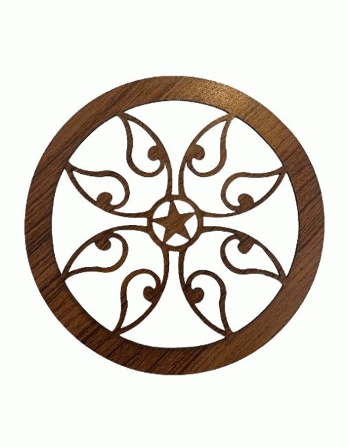 Panel magnético con roseta tribal de 18 cm para HMD999