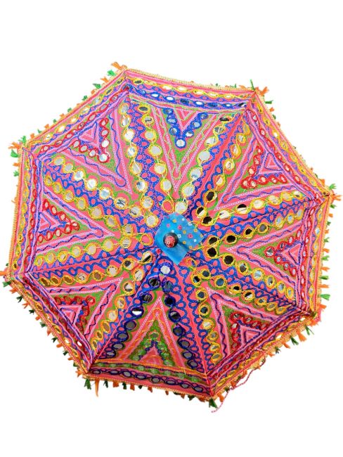 incienso en paraguas decorativo de Rajastán
