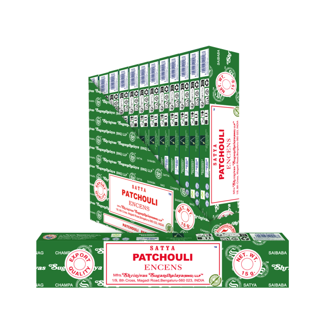 Incienso Satya Patchouli 15g 2025