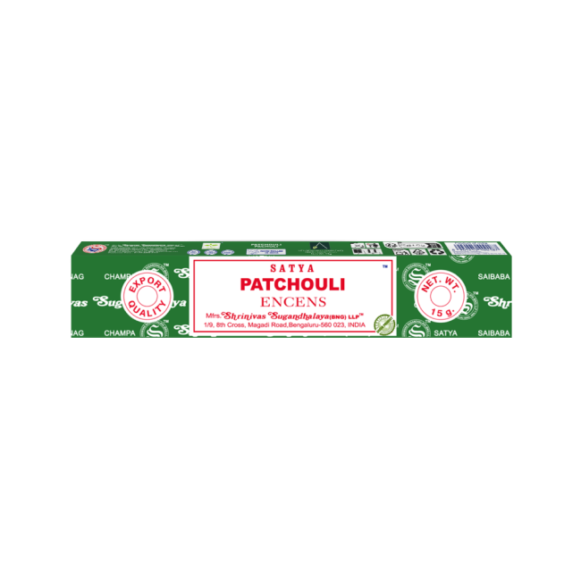 incienso en Incienso Satya Patchouli 15g|es