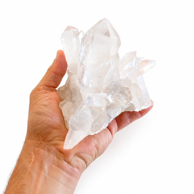 incienso en Drusa de cristal de roca 1,044 kg|es