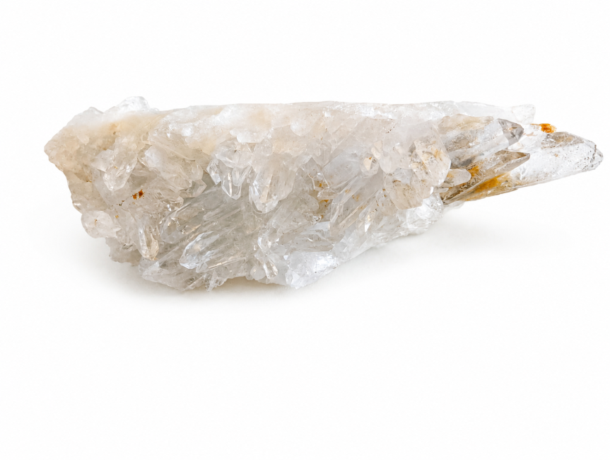 incienso en Drusa de cristal de roca 1,048 kg