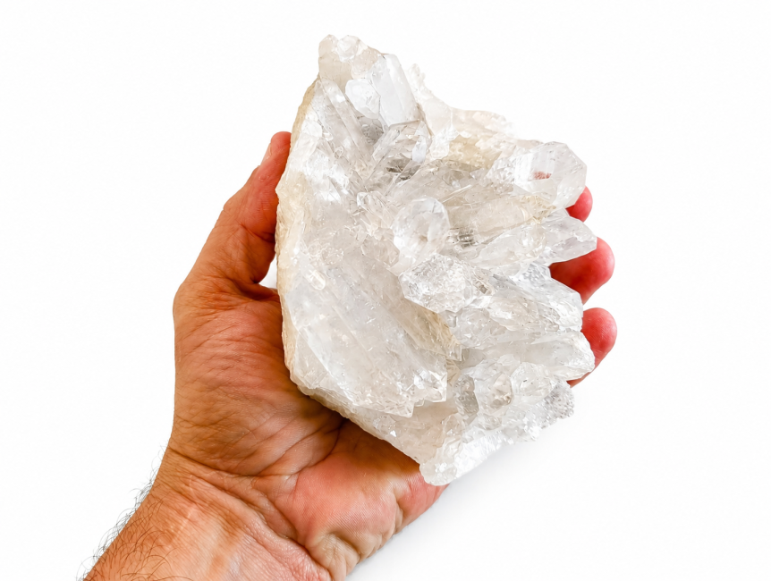 incienso en Drusa de cristal de roca 1,115 kg|es