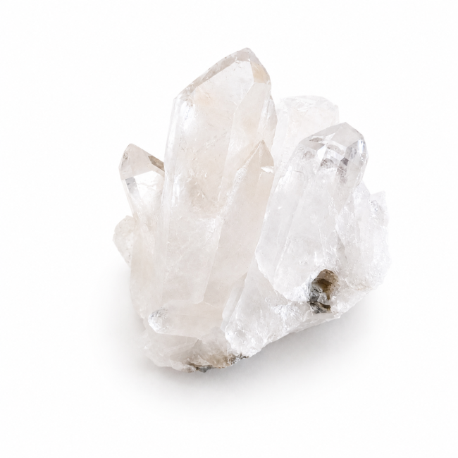 incienso en Drusa de cristal de roca 1,184 kg