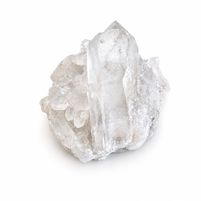 incienso en Drusa de cristal de roca 1,333 kg