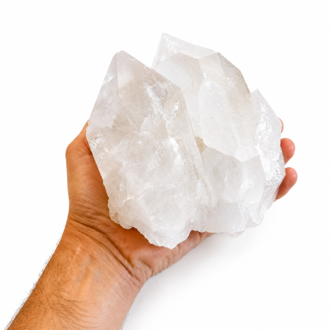 incienso en Drusa de cristal de roca 1,355 kg|es