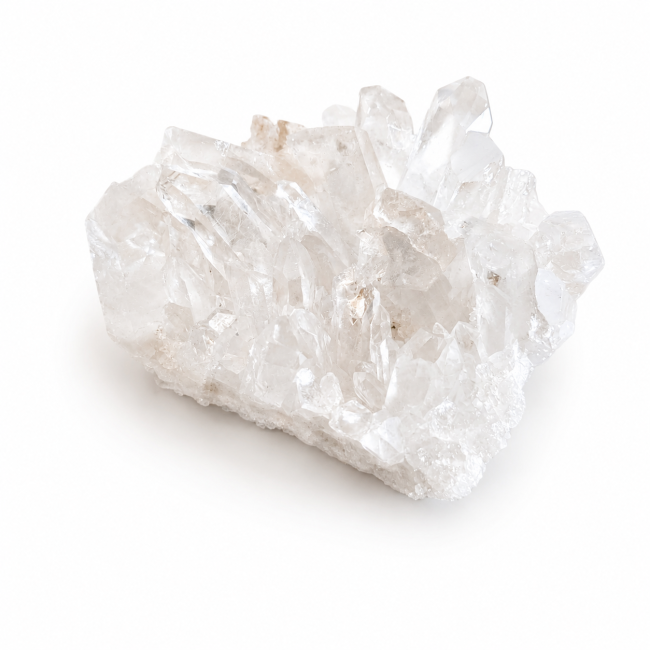 incienso en Drusa de cristal de roca 1,633 kg