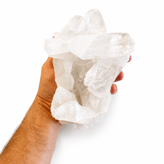incienso en Drusa de cristal de roca 1,922 kg|es