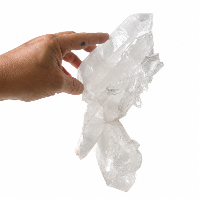 incienso en Drusa de cristal de roca 1,932 kg|es