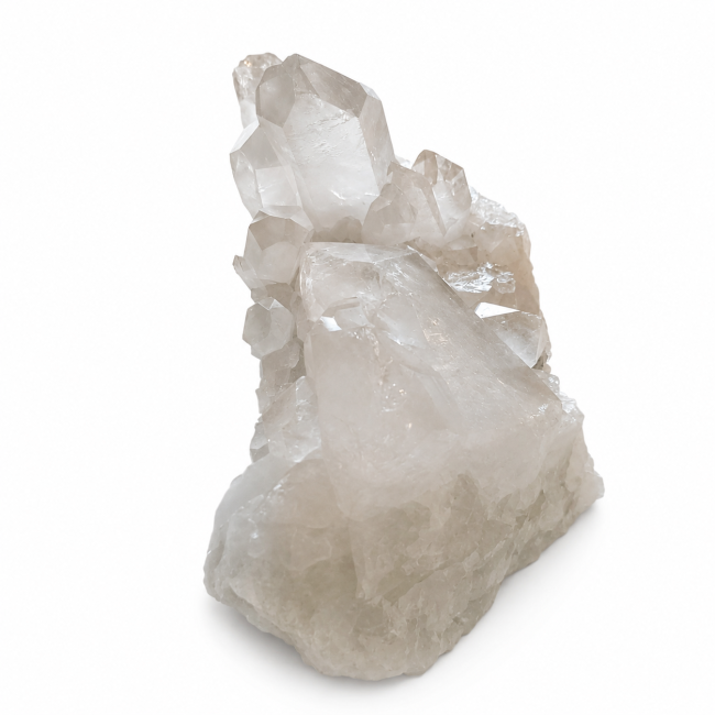 incienso en Drusa de cristal de roca 1,95 kg