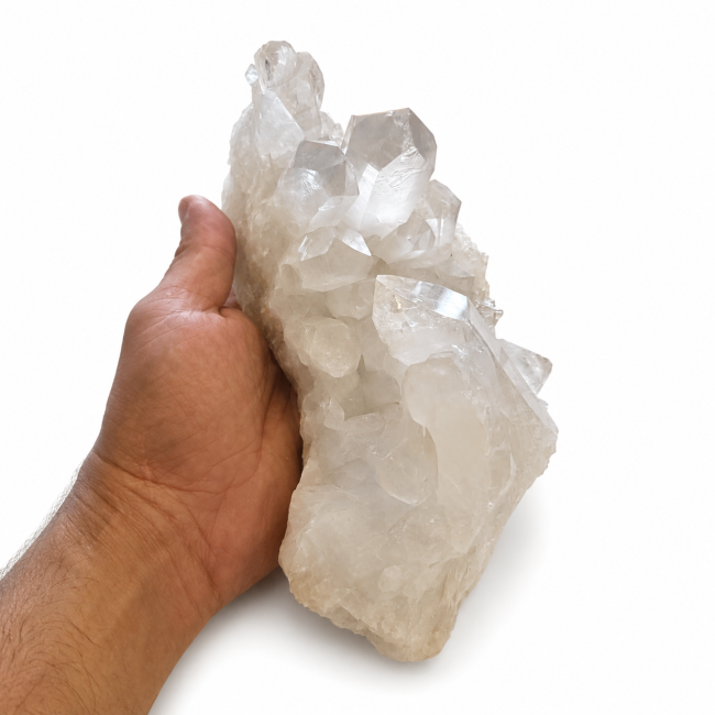 incienso en Drusa de cristal de roca 1,95 kg|es
