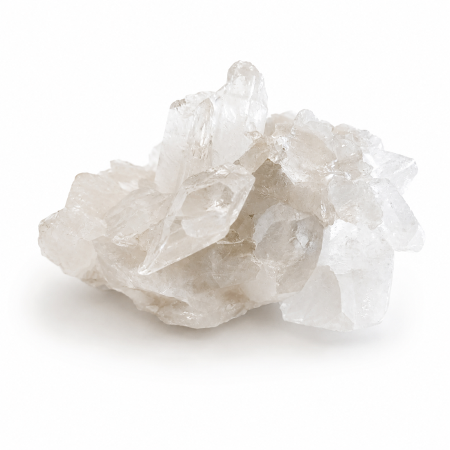 incienso en Drusa de cristal de roca 0,213 kg
