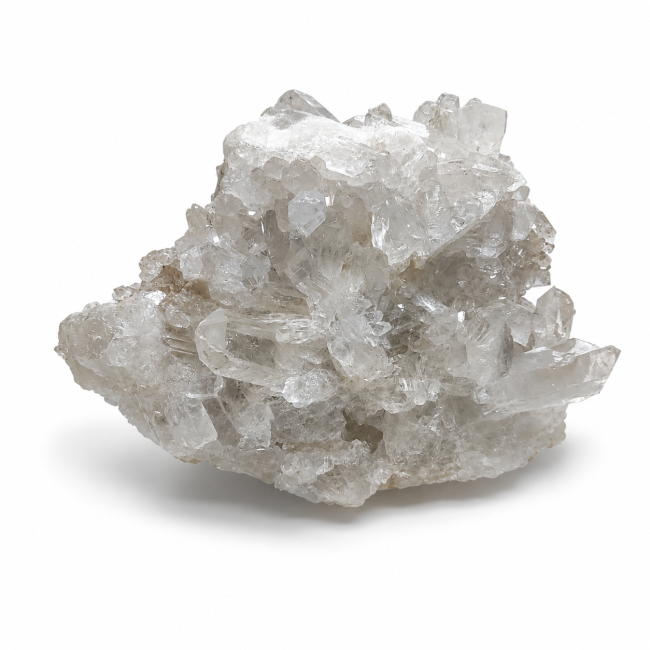 incienso en Drusa de cristal de roca 2,50 kg