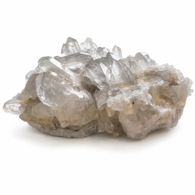 incienso en Cristal de roca drusa 2,55 kg