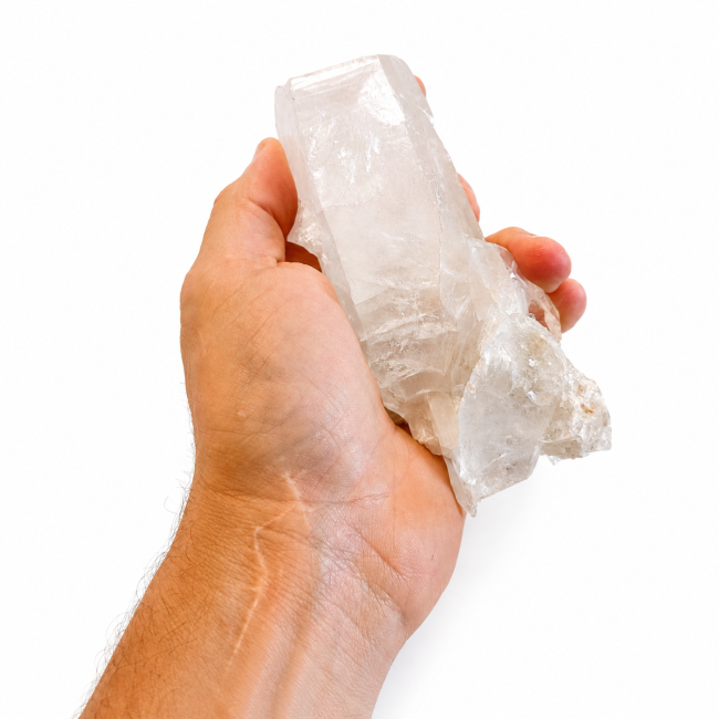 incienso en Drusa de cristal de roca 0,409 kg